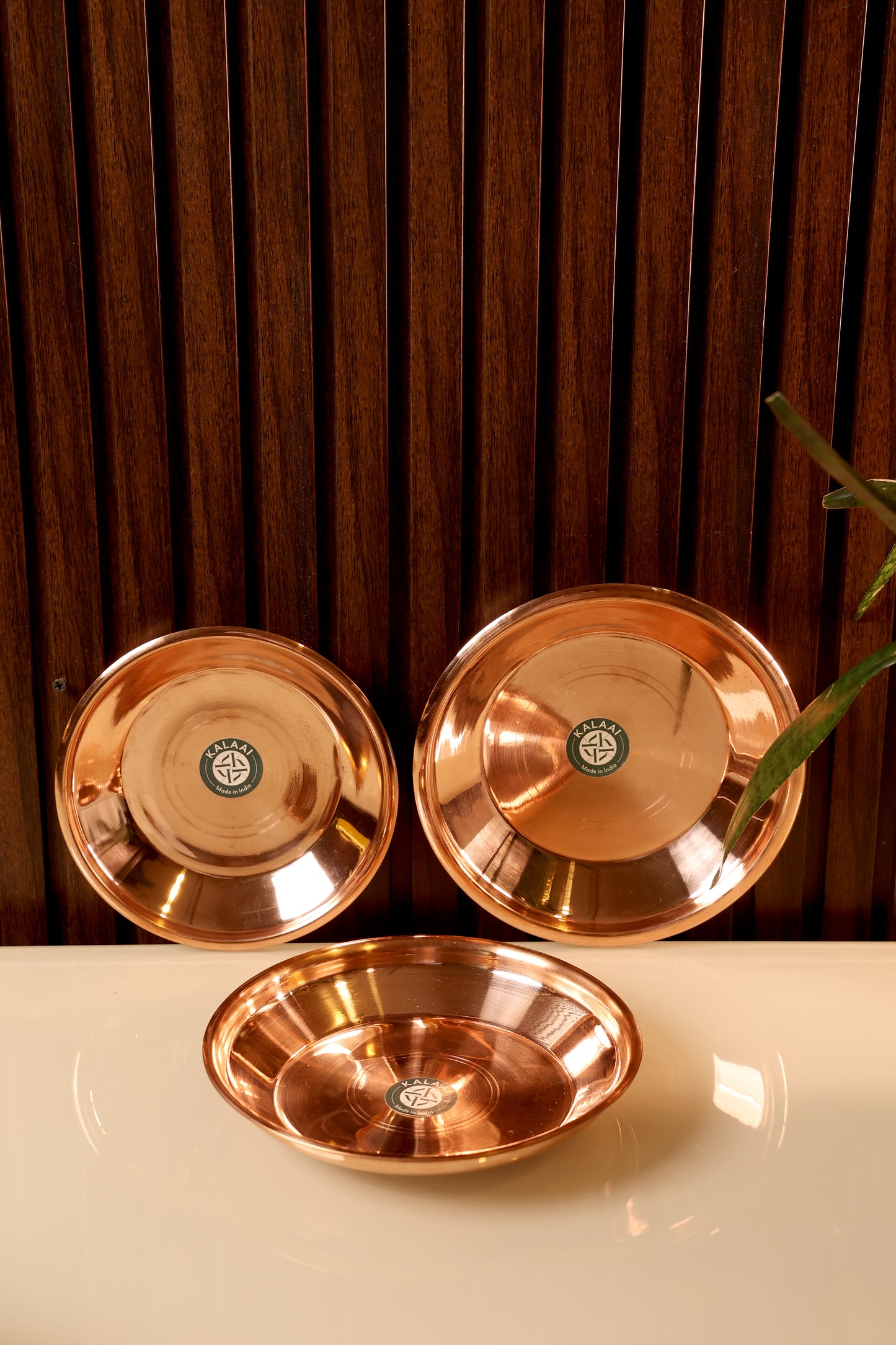 Taman-Pure Copper Pooja Plate