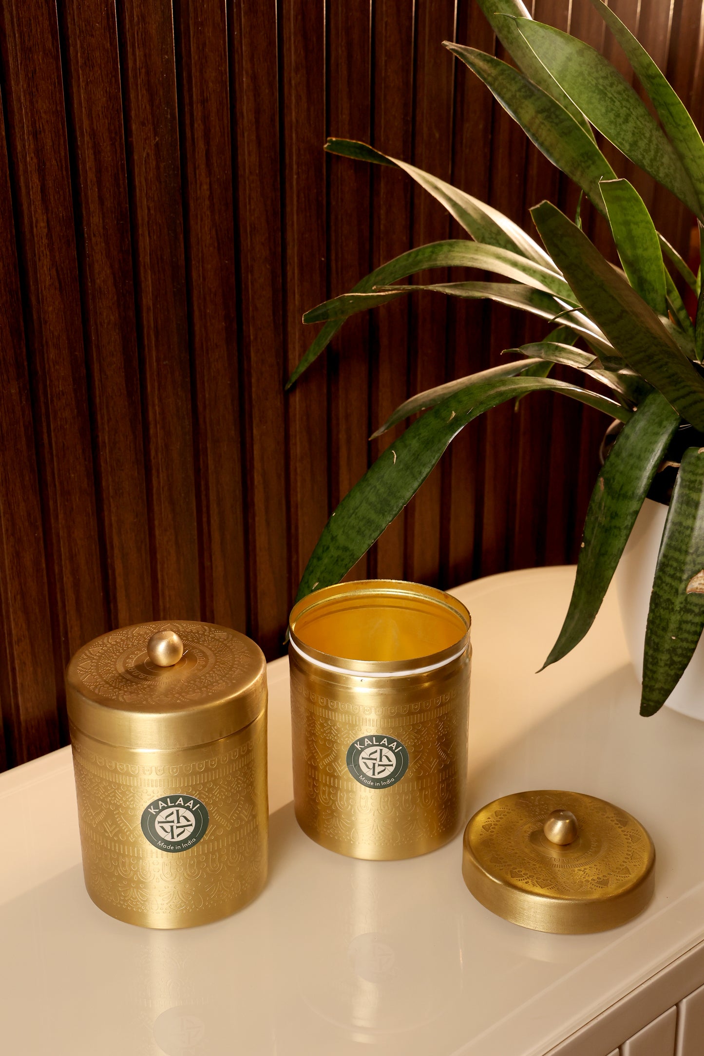 Swarnika – Brass Airtight Storage Box