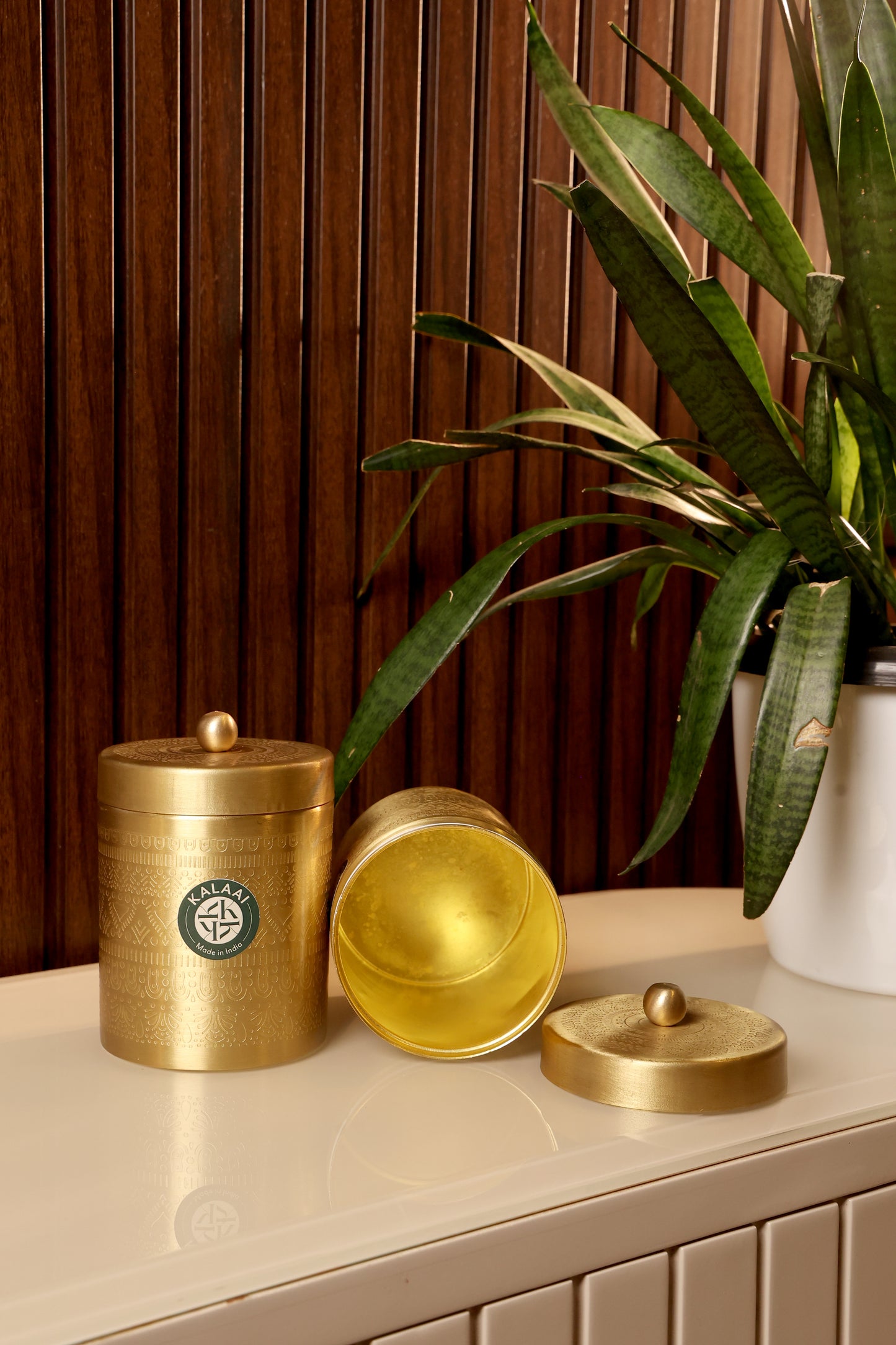 Swarnika – Brass Airtight Storage Box