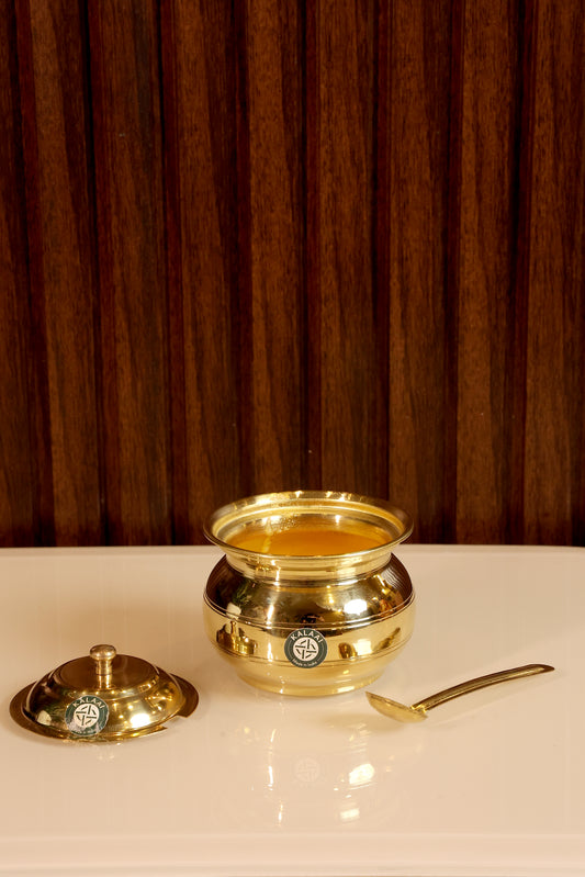 Ghrta-Brass Ghee Pot