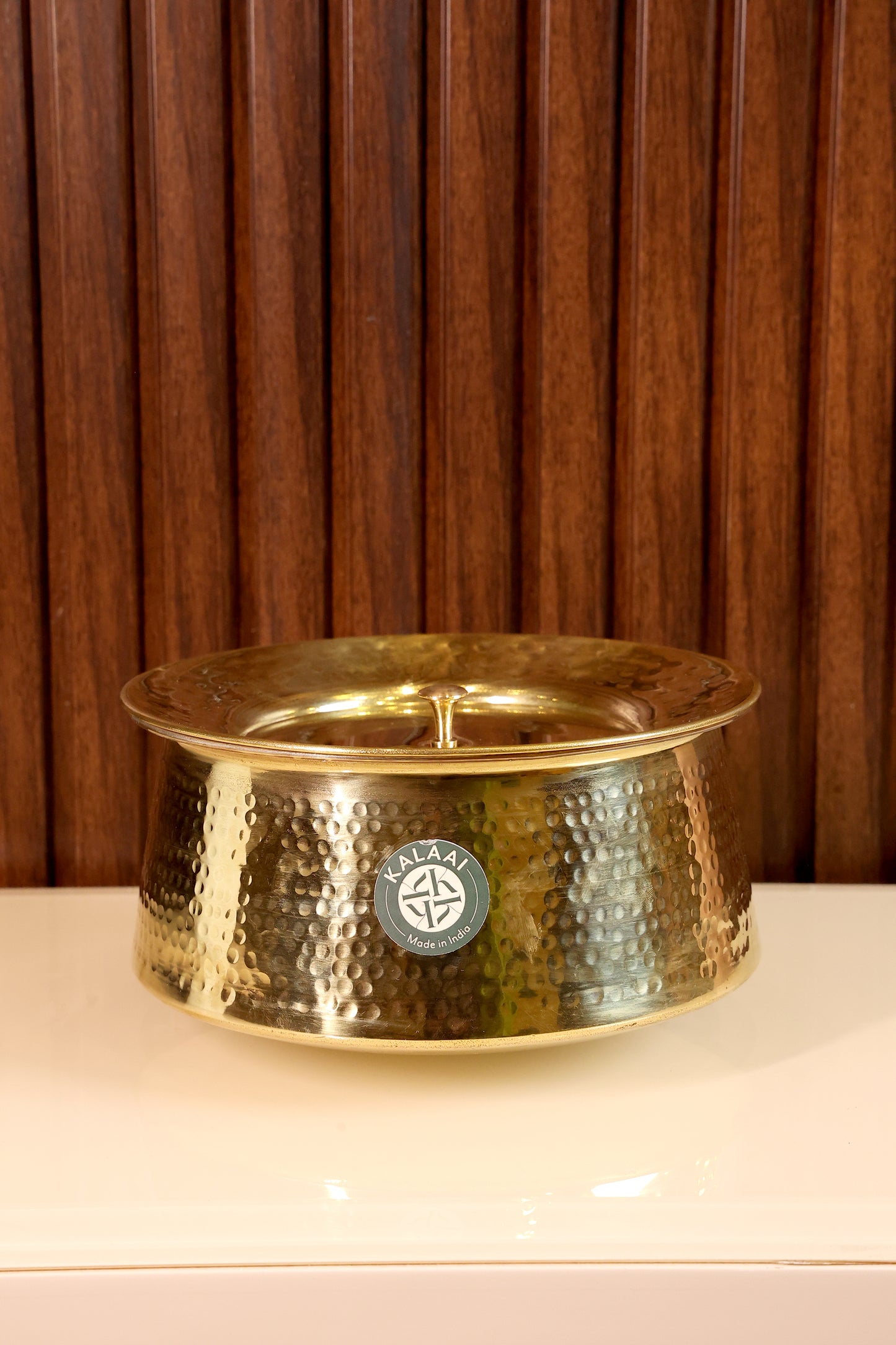Bhogya Brass Hammered Handi