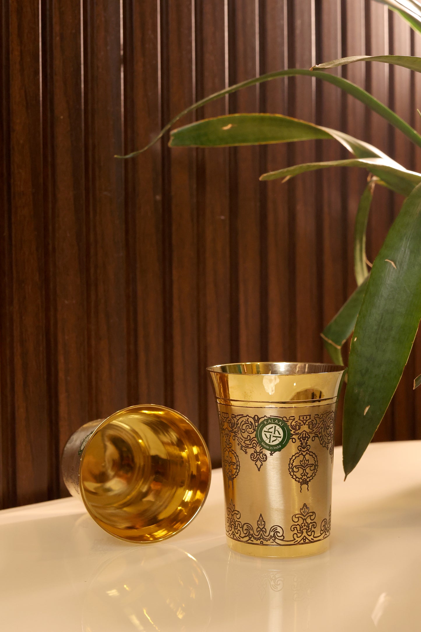 Nakshita – Brass Drinking Glass