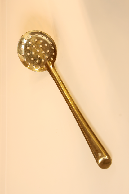 Tāmrada – Handcrafted Brass Cooking Spoon Set (Set of 4)