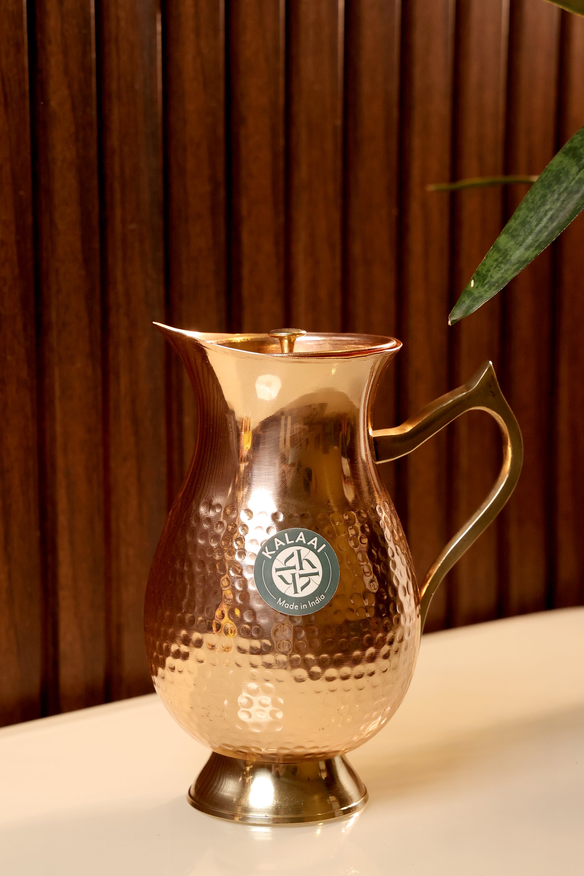 Matharaghat-Hammered Copper Jug with Lid