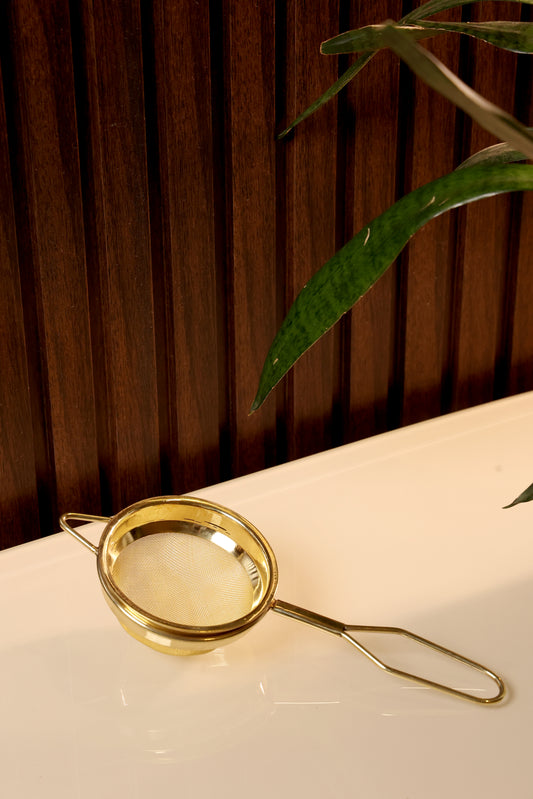 Suvarna Chhani – Brass Tea Strainer