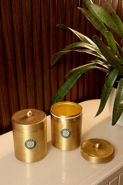 Swarnika – Brass Airtight Storage Box