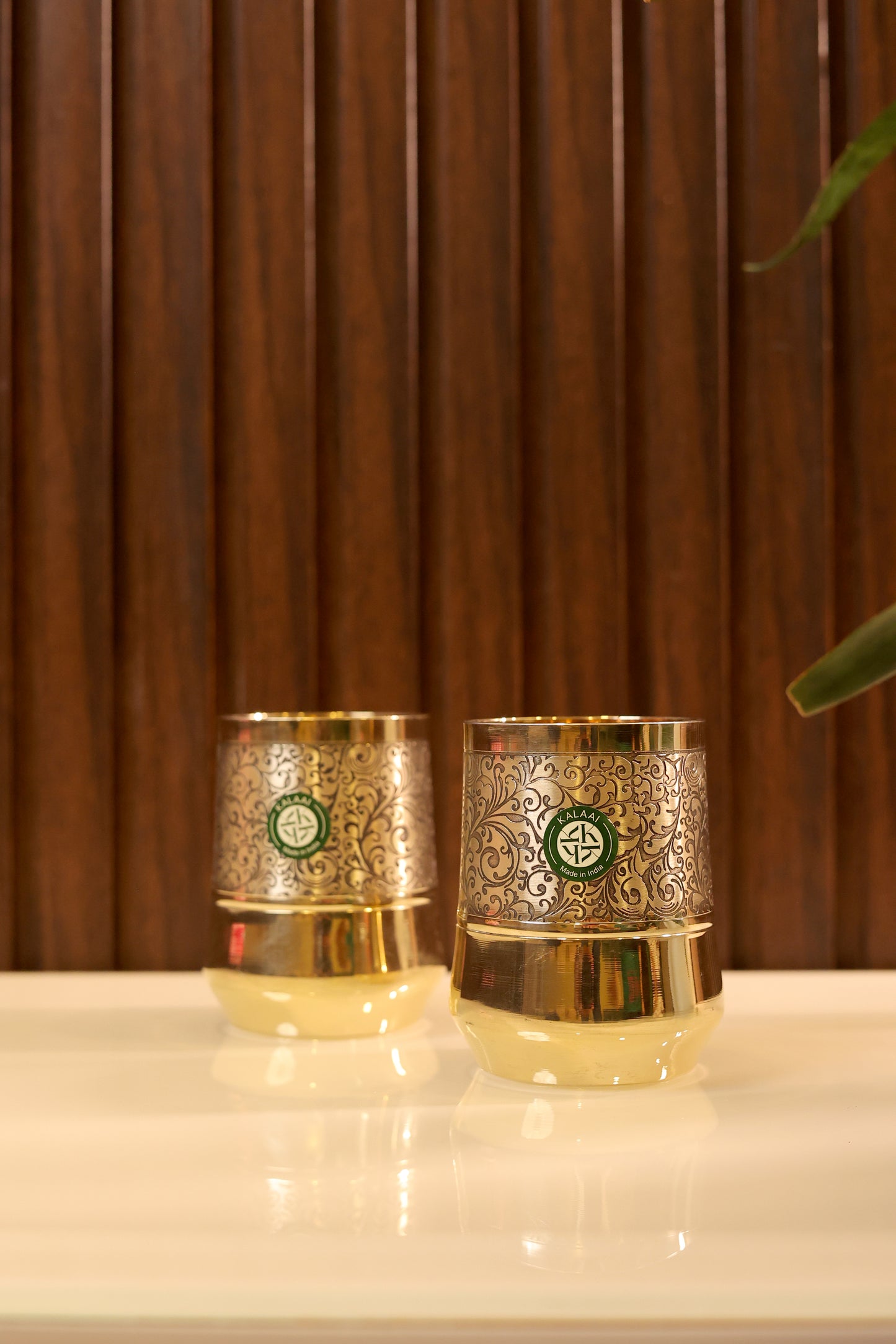 Valika – Brass Drinking Glass