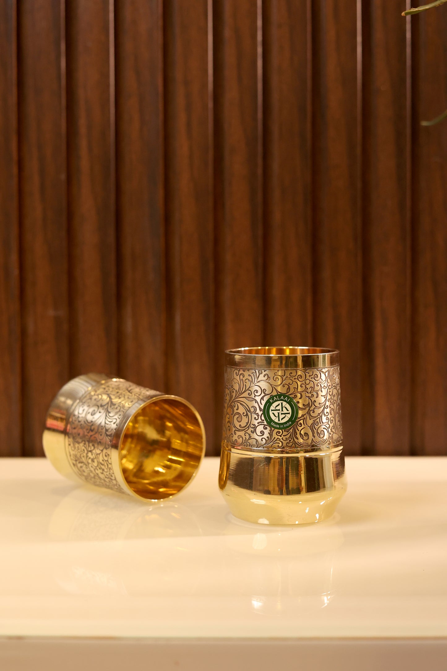 Valika – Brass Drinking Glass
