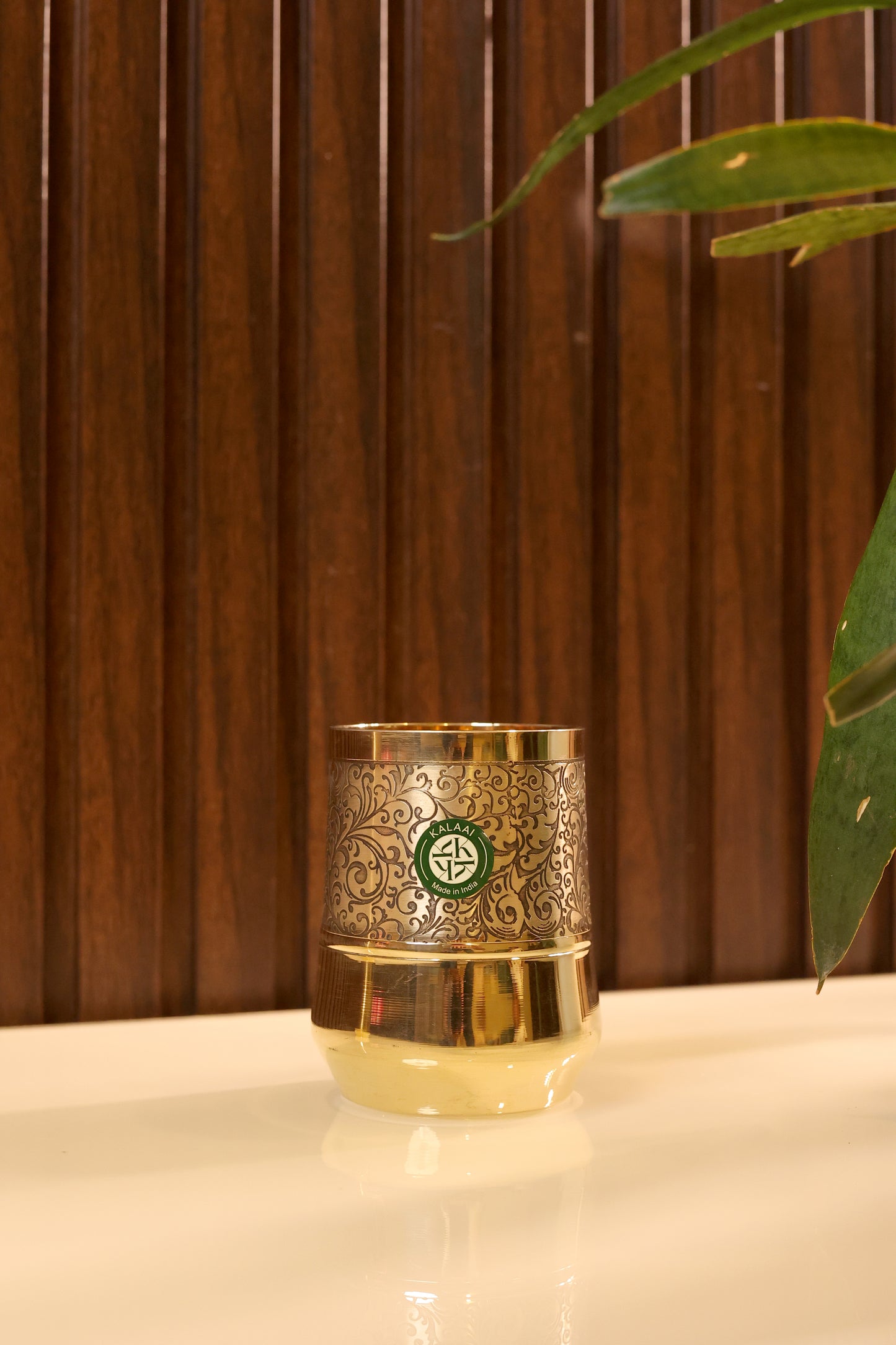 Valika – Brass Drinking Glass