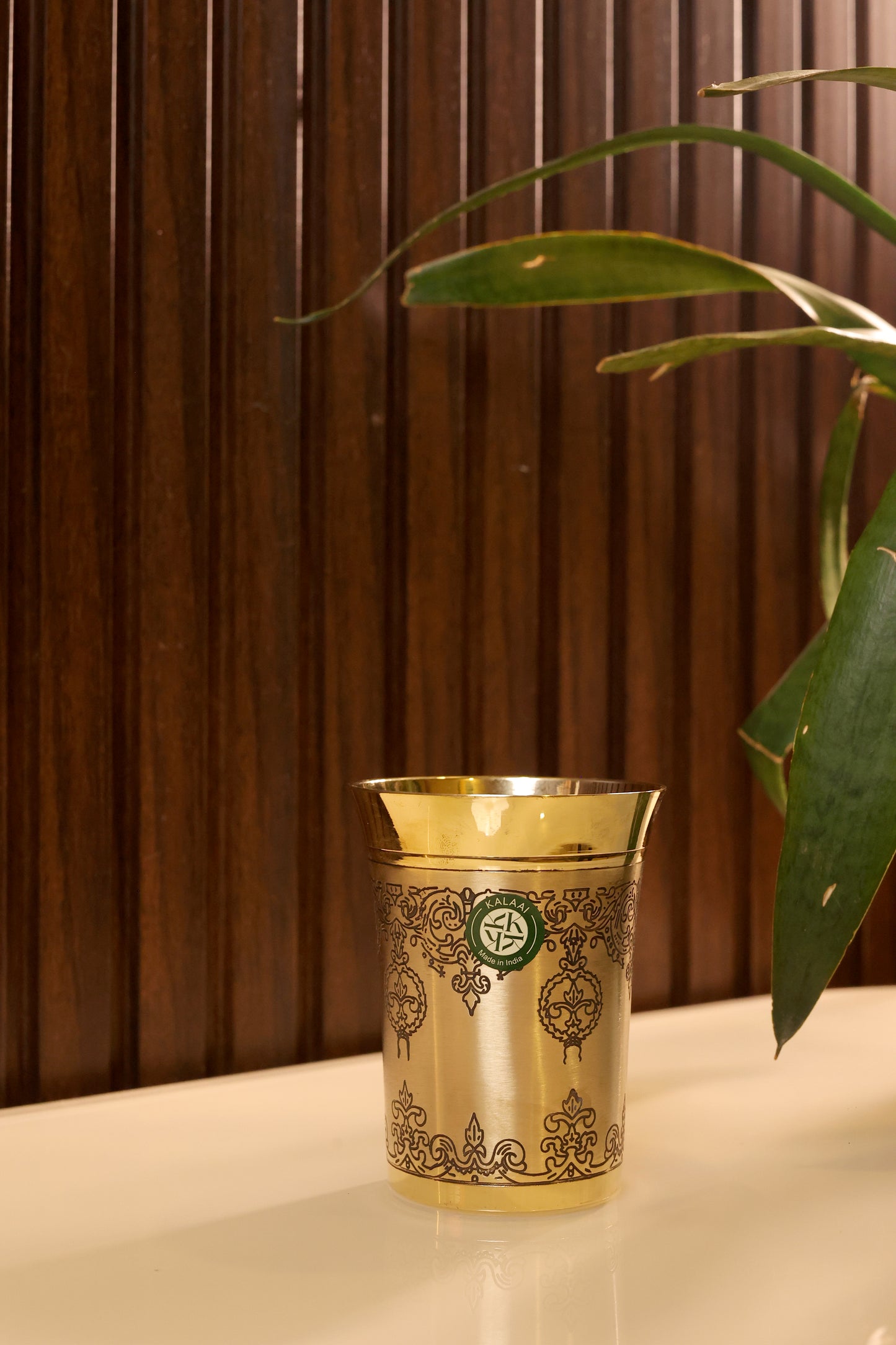 Nakshita – Brass Drinking Glass