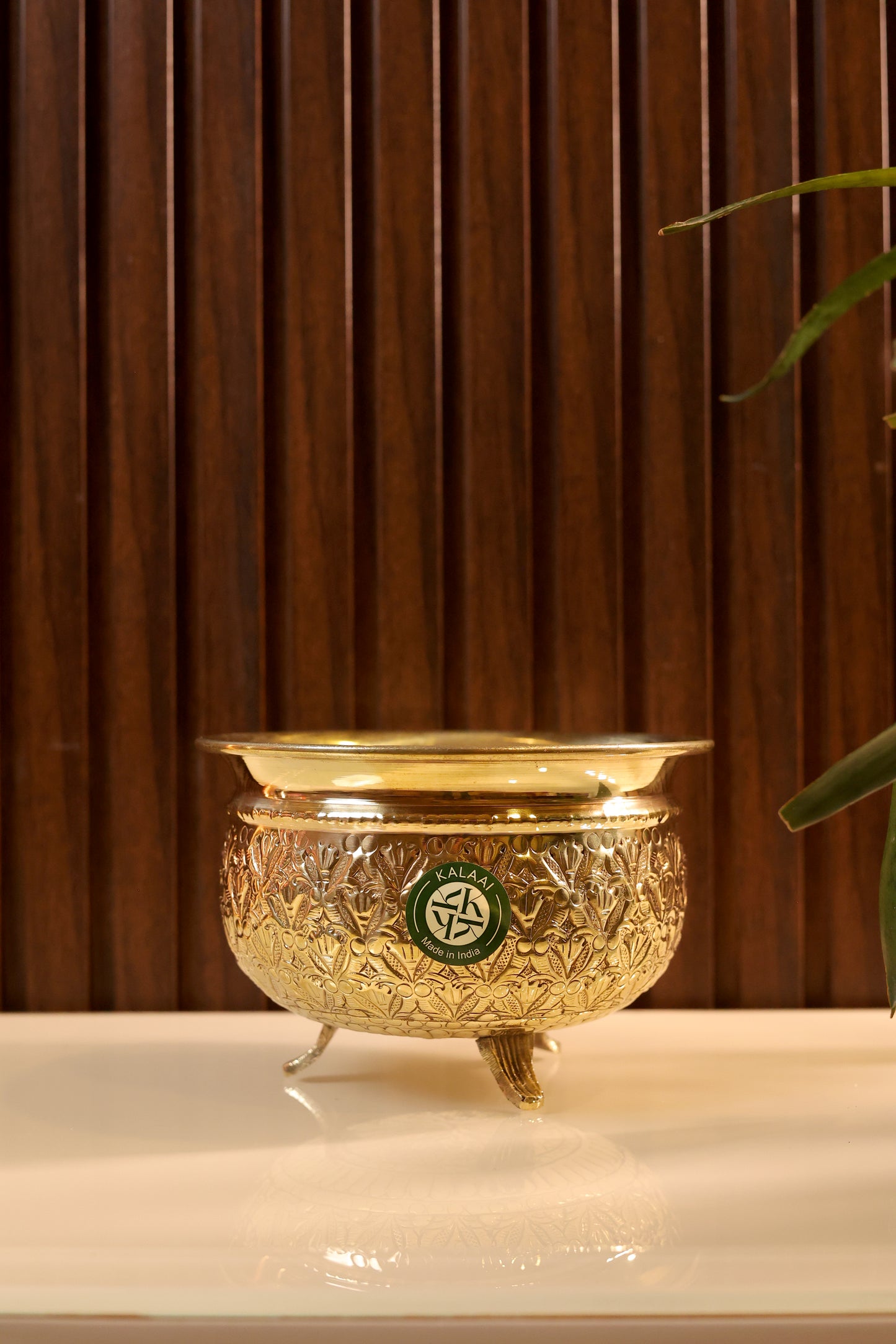 Padmasana – Brass Urli Bowl