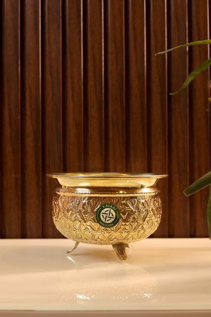Padmasana – Brass Urli Bowl