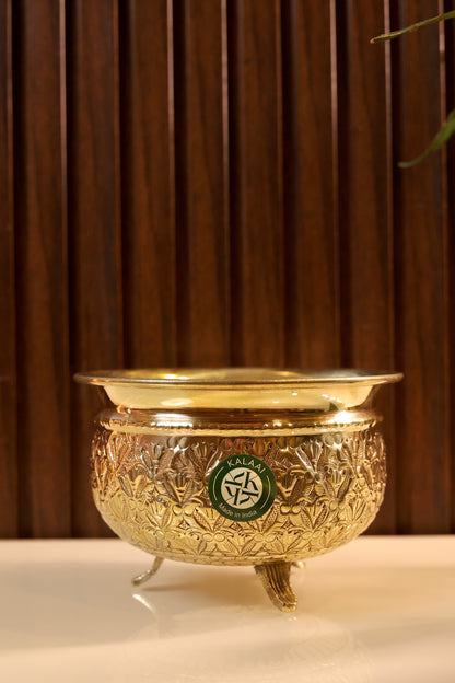 Padmasana – Brass Urli Bowl