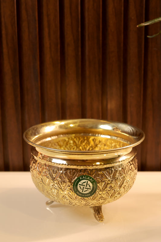 Padmasana – Brass Urli Bowl
