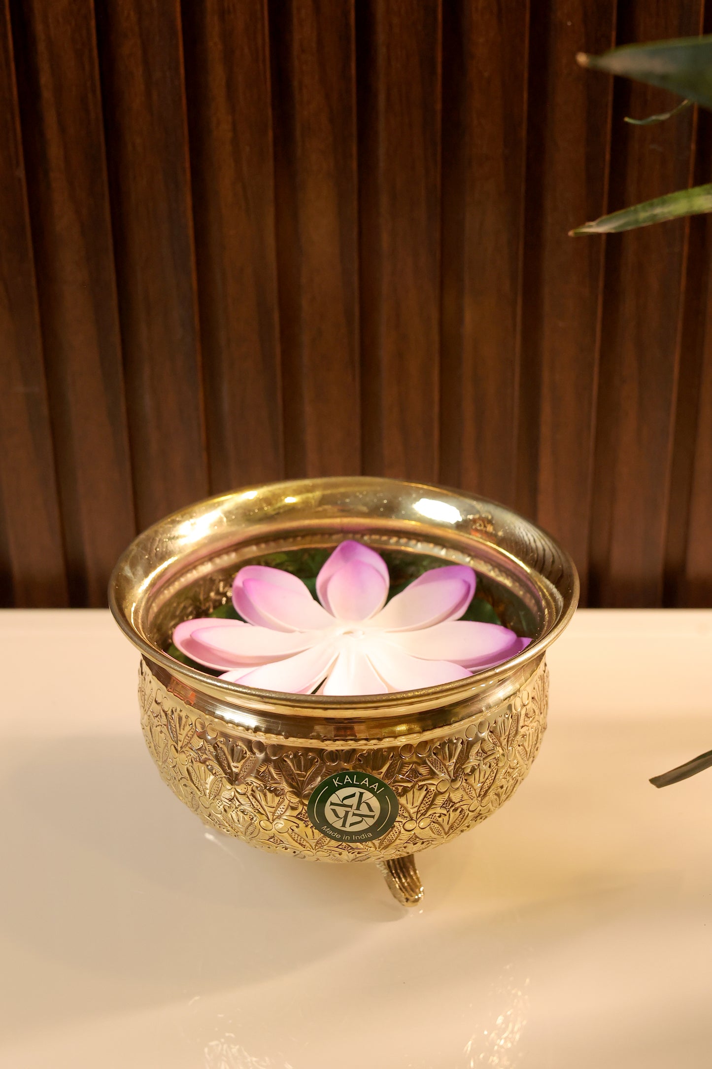 Padmasana – Brass Urli Bowl
