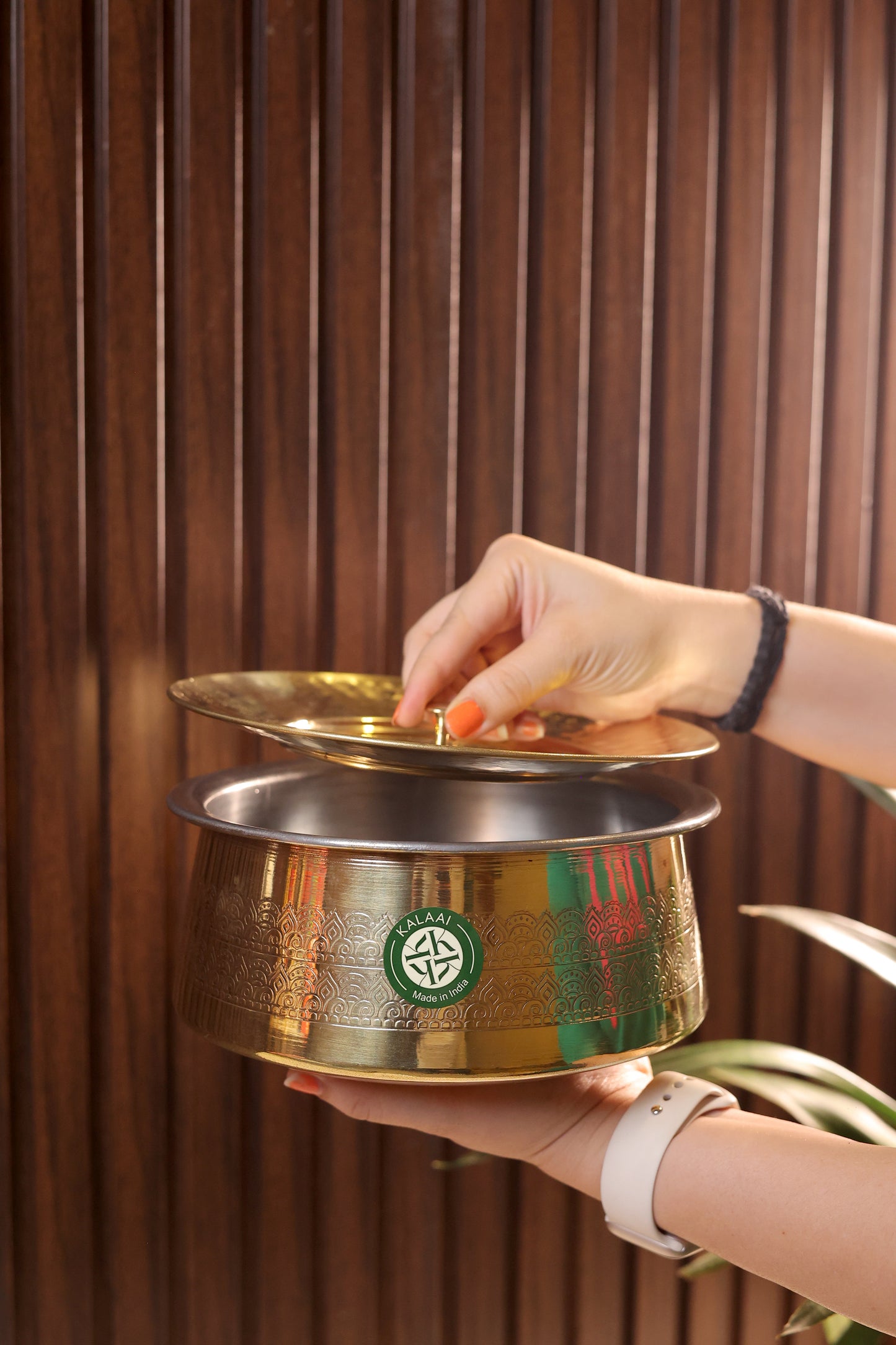 Annapoorna – Brass Handi with Lid