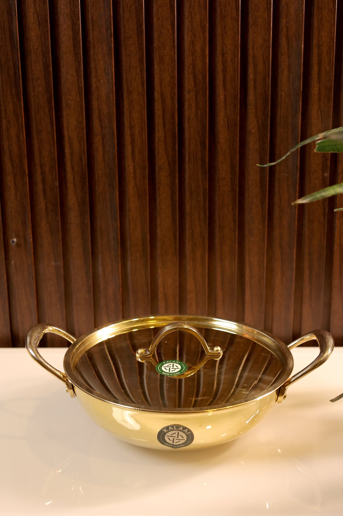 Karahika – Brass Kadai with Lid