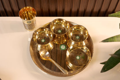 Ankura Thali Set – Bronze Dining Set