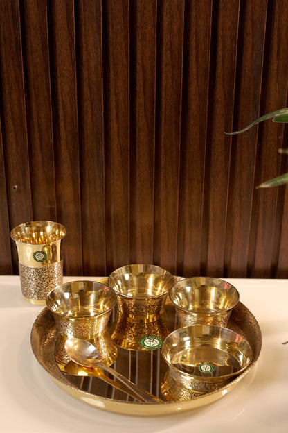 Ankura Thali Set – Bronze Dining Set