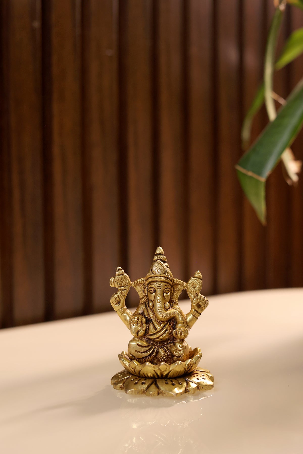 Vighnaharta – Brass Ganesha Idol