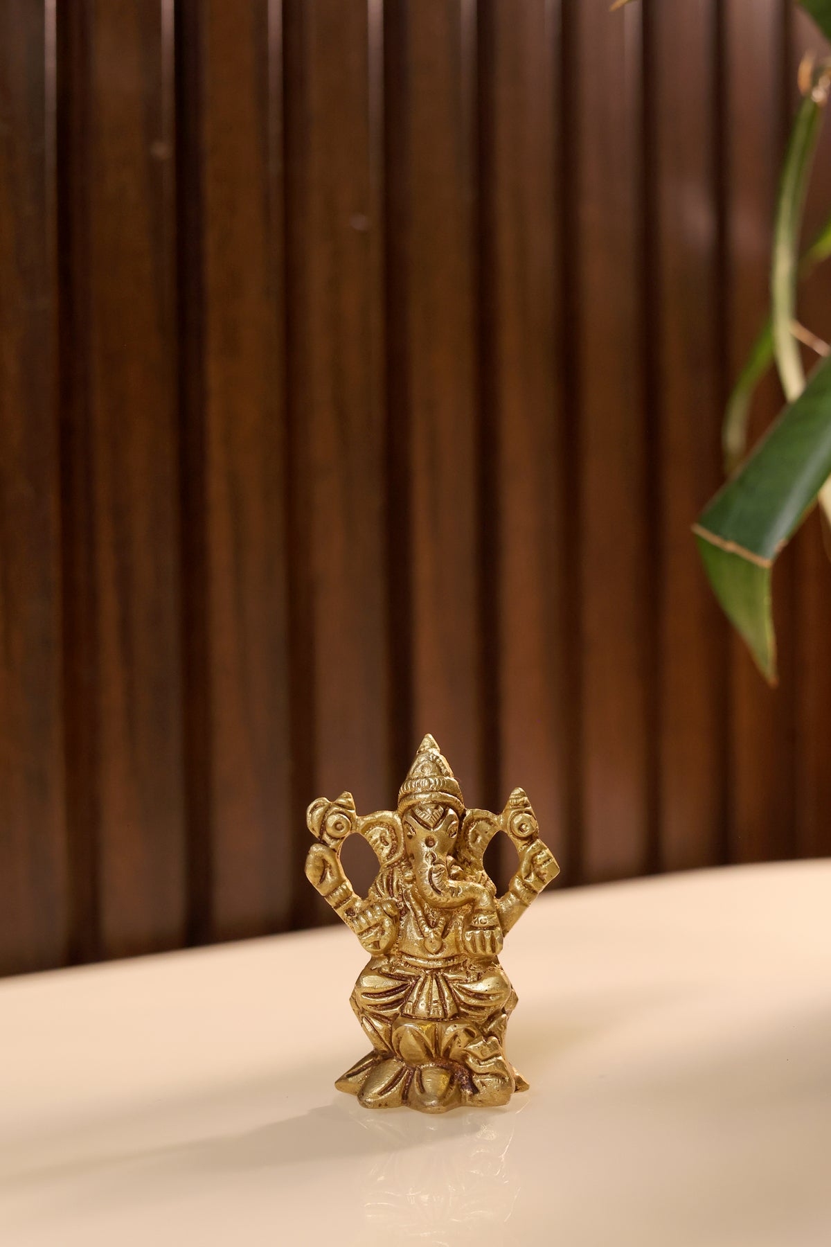 Ekaganesha – Brass Ganesha Idol